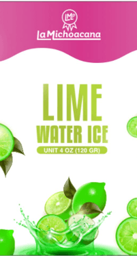 Empaque de paleta de agua de limón La Michoacana