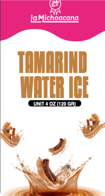 Empaque de paleta de agua de tamarindo La Michoacana
